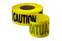 China PE Material Barrier Tape 1.5mil-7mil Thickness Options Customizable Length and Design supplier