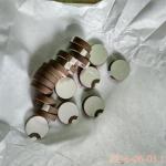 Curling Edge Piezoelectric Ceramic Discs Ceramic Round Plate Positive And Negative Poles for sale