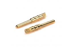 China OEM CNC Brass Machined Pins Contacts Automatic Lathe Process Customized Size supplier