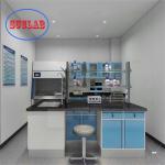 40*60*100mm Cold-rolled Steel Coated With Epoxy Resin Powder Chemistry Lab Casework for sale
