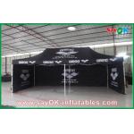 Easy Up Canopy Tent Aluminum Frame Folding Waterproof Tent  / Black Giant Outdoor Tent for sale