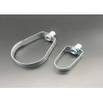 Galvanized ANSI Hanger Strut Pipe Clamps 1.5mm Cushioned Loop Clamp for sale