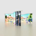 Rotating Folding Indoor commercial led display screen for sale