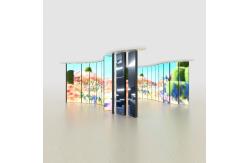 China High Brightness Sliding LED Screen Outdoor Folding Curved Led Display Wall supplier