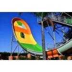 China Outdoor Large Water Playground Swimming Pool Fiberglass Water Slide manufacturer