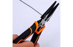 China C1055 60CrV 8 Inch Insulated Long Nose Pliers Long Nose Clamp Pliers supplier