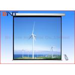 120 Inch Motorized Projector Screen Wall Mount With RF Remote Control