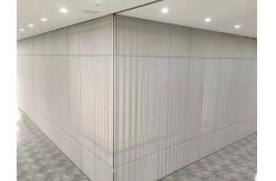 China Fabric Surface MDF Office Partition Wall with Hanging System / Sliding Track Roller supplier