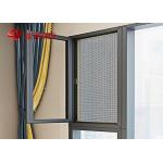 Stainless Steel Insect Protection Window Screen Detachable Design In Black Color for sale