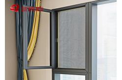China Ultra Fine Galvanized Window Screen Dark Powder Coated Black Powder Coated supplier