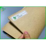 Bag material 60g to 120g Brown Kraft Food Packaging Paper Rolls 120cm Width