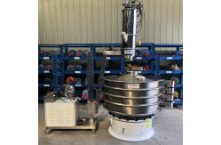 China Automatic Stainless Steel Flared Vibrating Sieve Machine Powder Liquid Sifter supplier