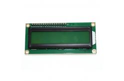 China Yellow Green Light 1602 16X2 Character LCD Display Module Black Board Module supplier