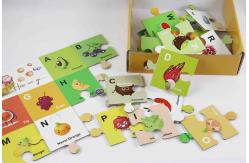 China CMYK Print Cardboard Paper Jigsaw Puzzle Eviromental Friendly supplier