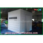 Inflatable Photo Studio Lighting Inflatable Photo Booth With Two Doors White Wedding Photobooth for sale