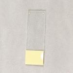 Glass CE ISO Microscope Slides Cover Slips Lab Use Yellow Frosted Edge