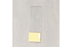 China Glass CE ISO Microscope Slides Cover Slips Lab Use Yellow Frosted Edge supplier