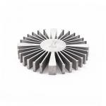 Cylindrical Round Shape Aluminum Extrusion Heat Sink Profiles 6063 T5 Alloy for sale