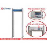 High Sensitivity Door Frame Metal Detector Visual Audible Alarm Clip Detection for sale