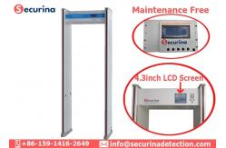 China High Sensitivity Door Frame Metal Detector Visual Audible Alarm Clip Detection supplier