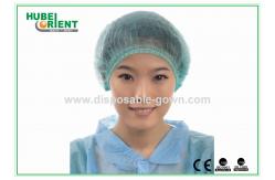 China Single Use Medical Bouffant Caps With Double Non Irritating Elastic supplier