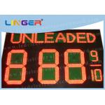 Electronic LED Gas Price Sign With Wireless Controller Box Easy Installation for sale