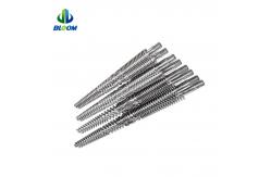 China Bimetallic Conical Twin Screw and Barrel For PVC WPC pipe and sheet supplier