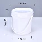 1L Capacity Plastic Bucket Made of Impact Resistant PP Material with Airtight Seal
