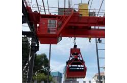 China 10T A6 Double Girder Mobile Bridge Crane 40m / Min With Grab Hook supplier