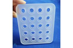 China Professional Custom Opaque Perforated Quartz Sheet High Temperature Resistant supplier