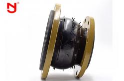 China Concentric Rubber Flexible Joint , Pipe Rubber Bellows Expansion Joint Simple Structure supplier