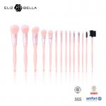 Synthetic Hair Plastic Handle Makeup Brush 14pcs Kit With Concealers for sale