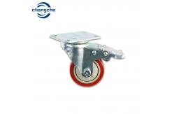 China Enhance Efficiency Polyurethane Industrial Caster Wheels With Optional Thread Guard supplier