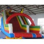 Inflatble Slide / inflatable rainbow slide 0.55mm PVC Tarpaulin for sale