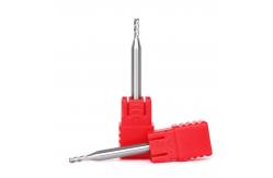 China 1mm 2mm Aluminium End Mill Cutter Hss HRC55 3 Flutes CNC  Solid Carbide supplier