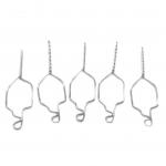 Medical Stainless Steel 100 Pcs/Box Dental Orthodontic Ligature Ties Performed Kobayashi Tie Barrel Dentistry Lab Consumables for sale
