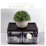 Cosmetic Rack Storage Clear Drawer Plastic Makeup Organizer for sale