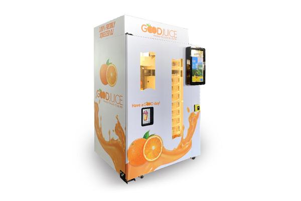 Commercial Auto Juice Vending Machine Multi Payments For Subway Station