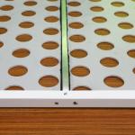 3-6mm PVDF Coating Perforated Aluminum Composite Panel Fireproof Grade Class A for sale