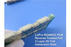 China 20.7mil RO 4003C LoPro Double Layer Printed Circuit Board Hydrocarbon Ceramic supplier