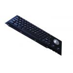 SUS304 IP65 Industrial Keyboard With Trackball 20mA Wired Panel Mount