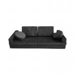 Micro-Suede Modular Sectional Couch Play Sofa Set With Waterproof Inner Liner for sale