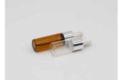 China Leak Proof 30ml E Liquid Calibrated  Amber Glass Dropper Reusable supplier