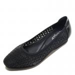 BS152 Factory Supply Mesh Shallow Mouth Sandals Hollow Single Shoes 2021 New Comfortable And Breathable Women'S Shoes Fa for sale