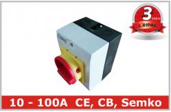 China Surface Mounted 32A Rotary Isolator Switch 4 Pole / Electrical Isolation Switch supplier