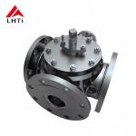 6 Inch Ball Valve Titanium 4 Way Ball Valve for Chemical and Power Industry Gr2 Gr5 PN16 PN 25 for sale