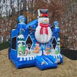 Popular PVC Jumping Bouncer Snowman Inflatable Bouncy Castle for sale