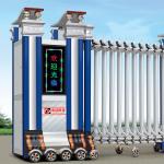 Electric Security Automatic Driveway Retractable Gate 40 Persons / Min for sale