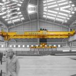 QL Type EOT Double Girder Overhead Crane With Rotationable Hanger Beam for sale
