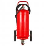 CE 50kg Mobile Trolley Mounted Fire Extinguisher With 40% ABC Dry Powder for sale